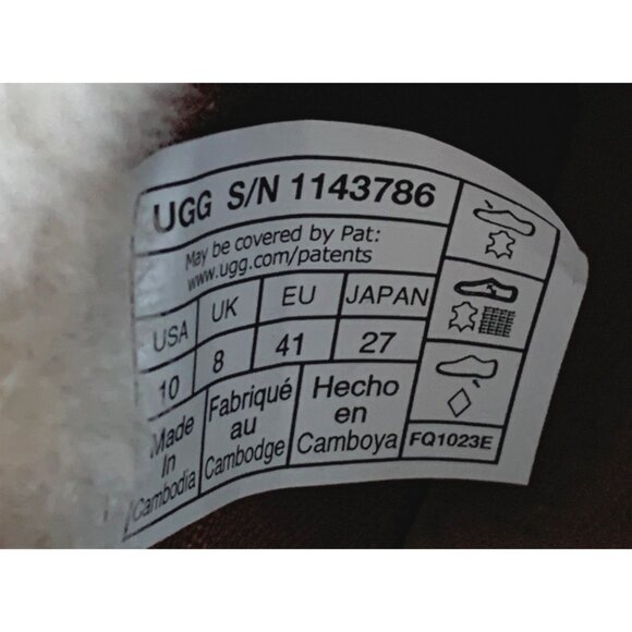 UGG Womens Size 10 US Alameda Mini Chestnut Suede & Shearling Booties U10658 - Picture 4 of 8